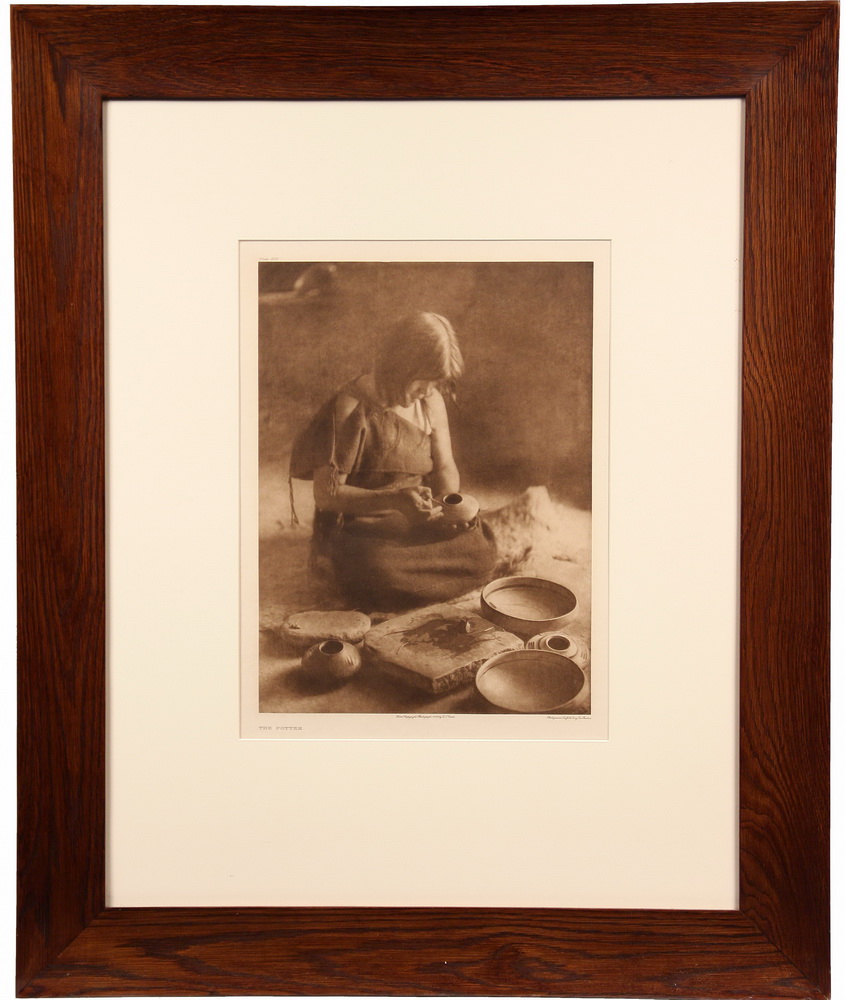 CURTIS PHOTOGRAVURE - The Potter by
