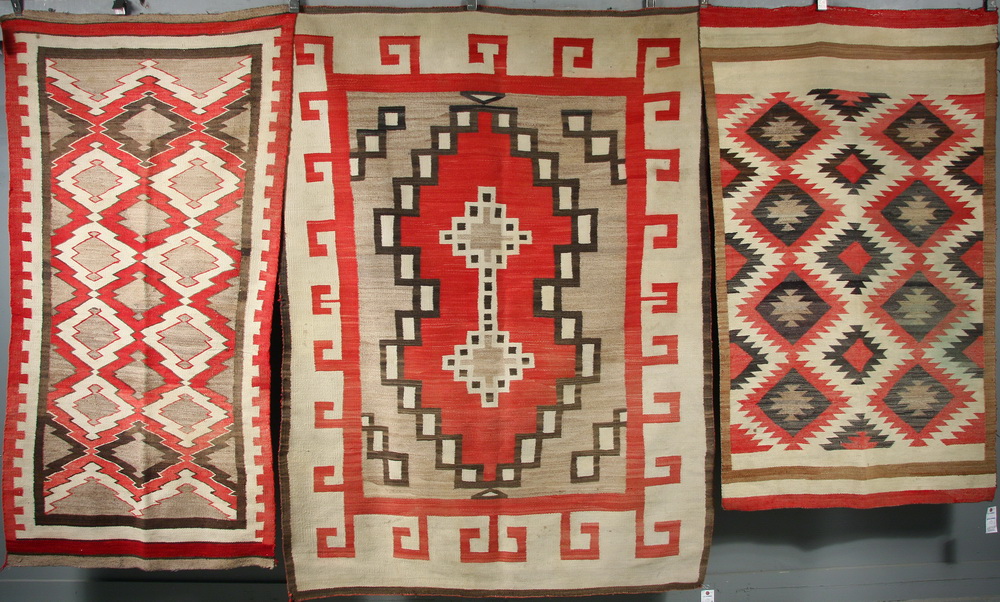 NAVAJO RUGS 4 1910s Vintage 164028