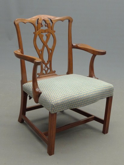 18th c. Chippendale armchair with