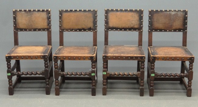 Set of leather upholstered Continental 164489