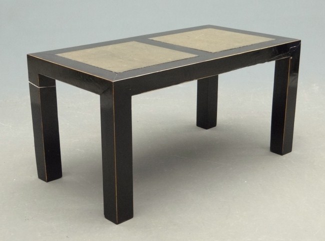 Asian coffee table with marble