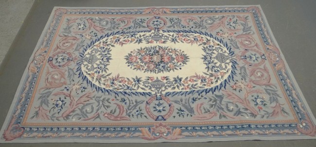 Aubusson type rug 68 x 105  1644eb