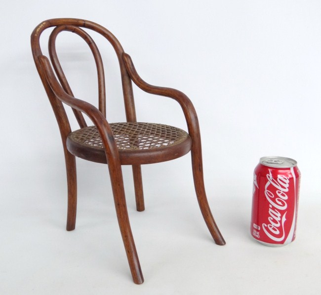 Salesman's sample bentwood chair.