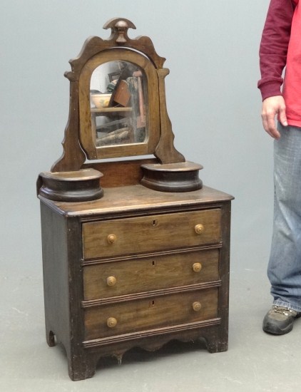 Victorian child' s chest drawers.