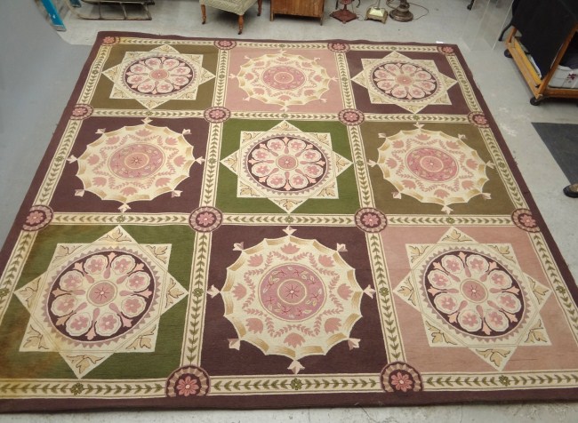 Roomsize rug. 12' x 12'.