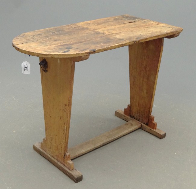 Primitive side table. Top 20''