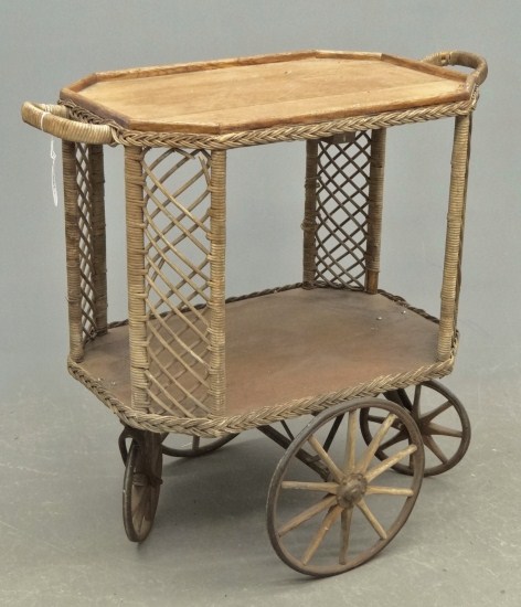 Vintage tea cart.