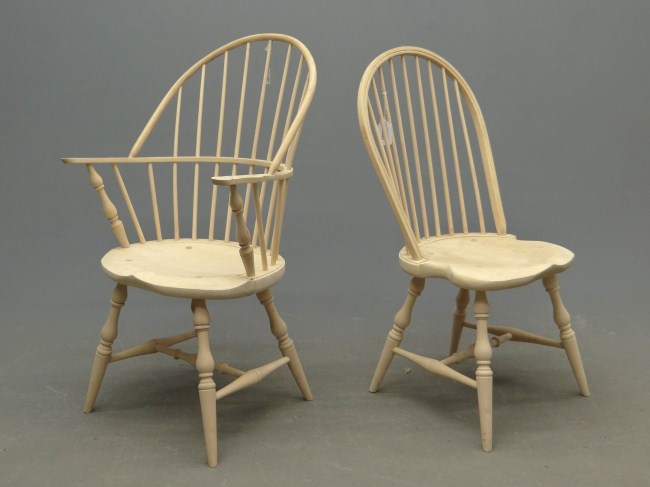 Lot two benchmade Windsor chairs 164640