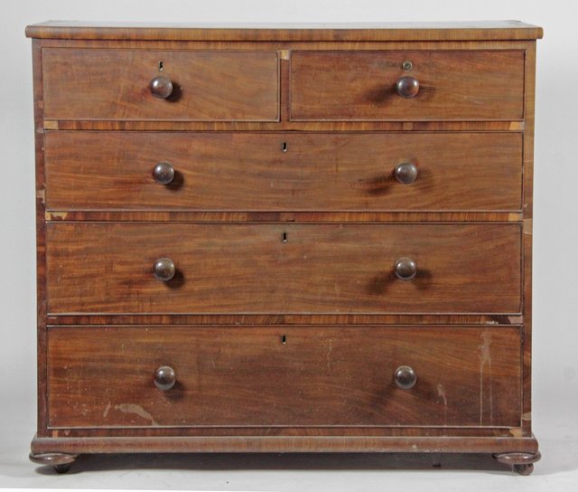 A 19th Century mahogany chest the 164689