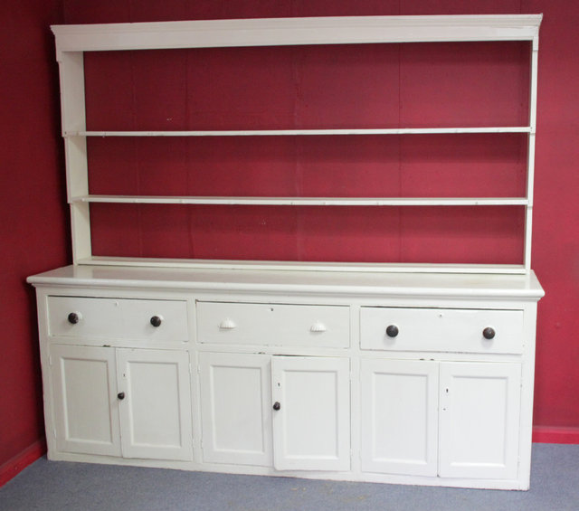 A Victorian white painted pine 16468c