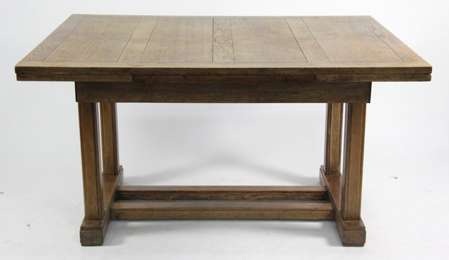 An oak draw leaf table the square 1646e1