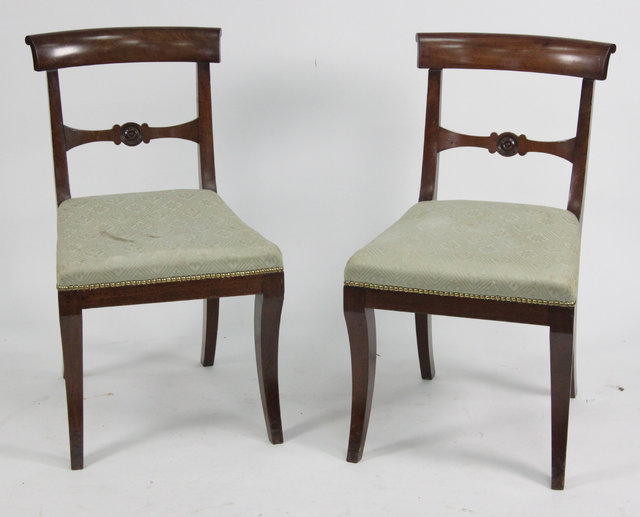 Six Regency mahogany dining chairs 1646e6