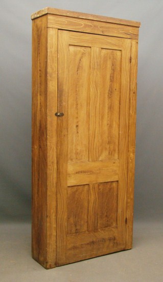 19th c. grain painted single door