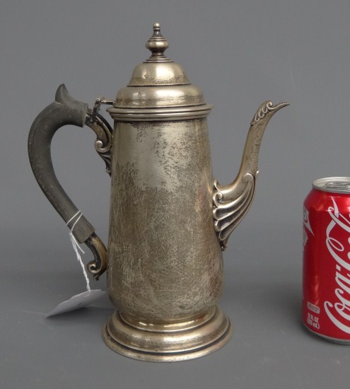 Sterling silver coffee pot. 624 grams