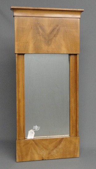 19th c. Biedermeir mirror. 18 x 43.