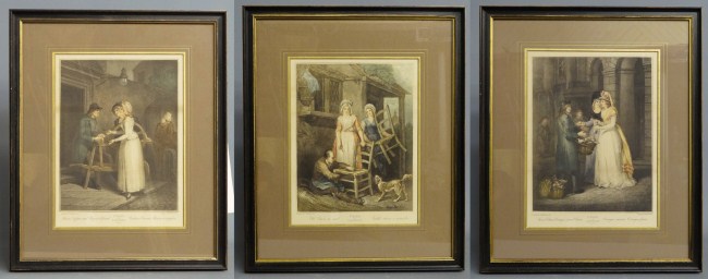Lot 3 19th c. Cries of London (Painted