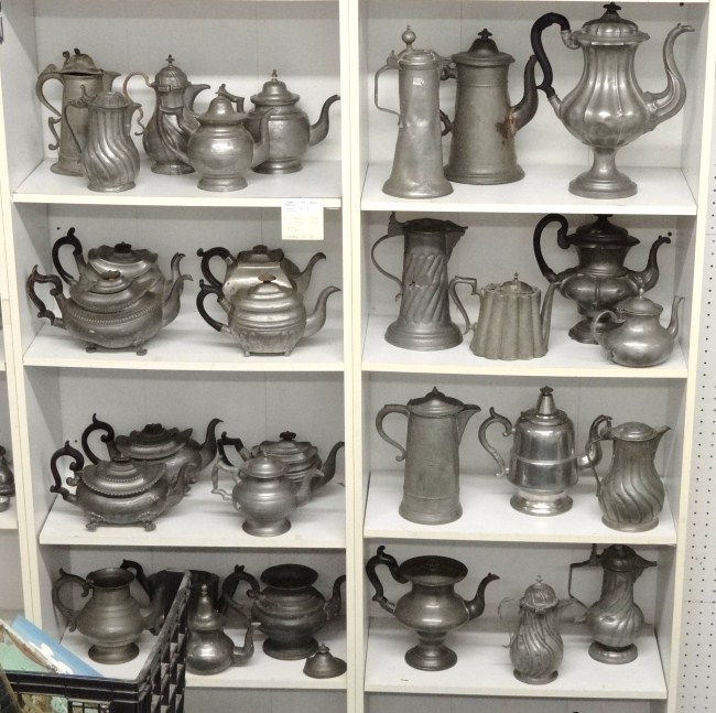 Lot 35 pcs. various early pewter