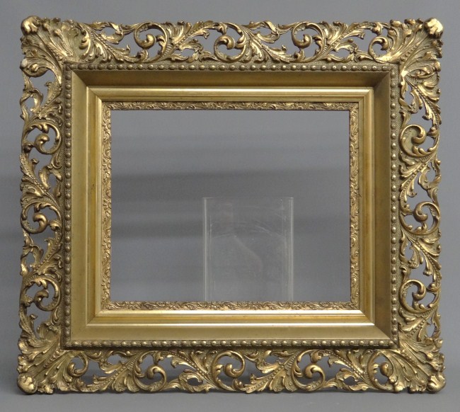 19th c. Victorian frame. Site 16''