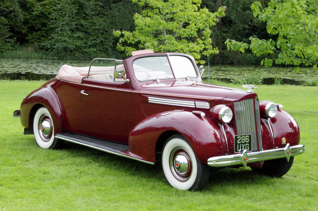A 1939 Packard 128 Convertible