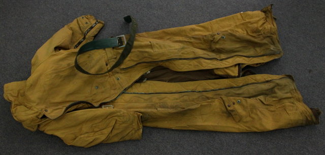 An American flying jacket bearing a