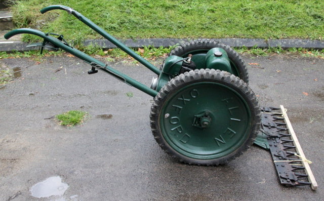 A motor mower with Villiers engine