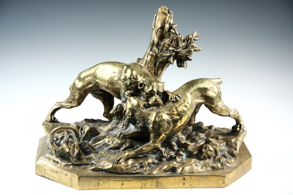 BRONZE SCULPTURE Victorian Bronze 162aa0