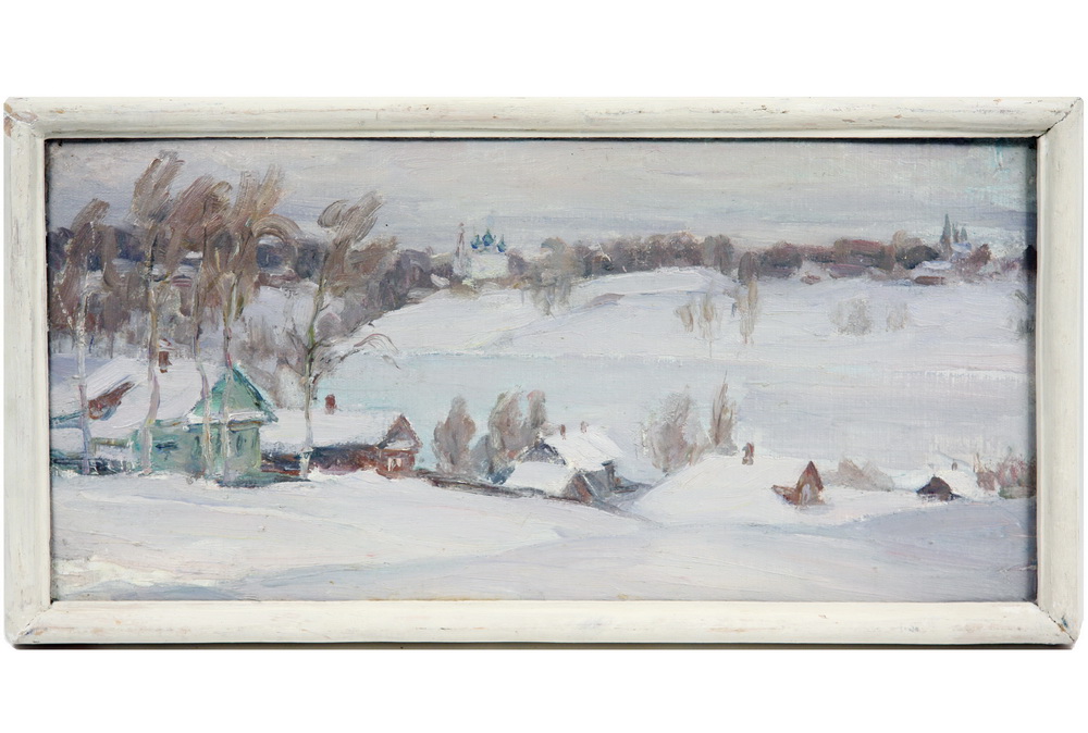 OOCB Russian Winter Village Scene 162b66