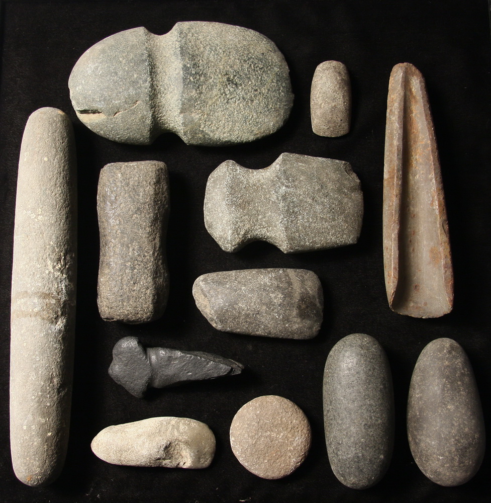 (12) PALEOLITHIC STONE TOOLS - Various