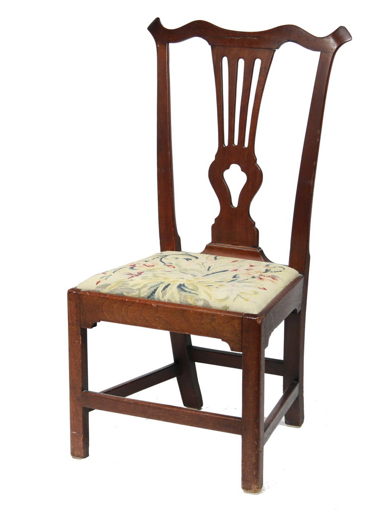 PERIOD SIDE CHAIR Country Chippendale 162bfa