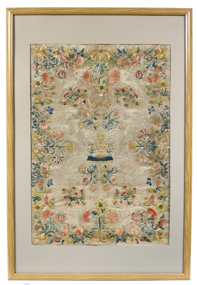 EMBROIDERED CLOTH - 17th-18th c