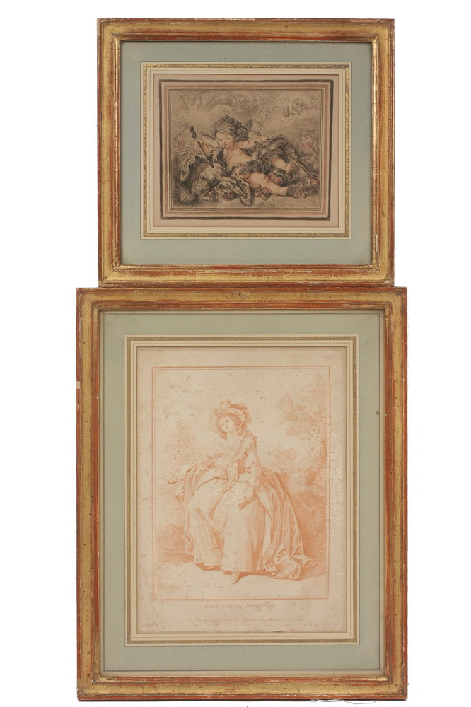 LITHOS - (2) 18th c. French 'Amour