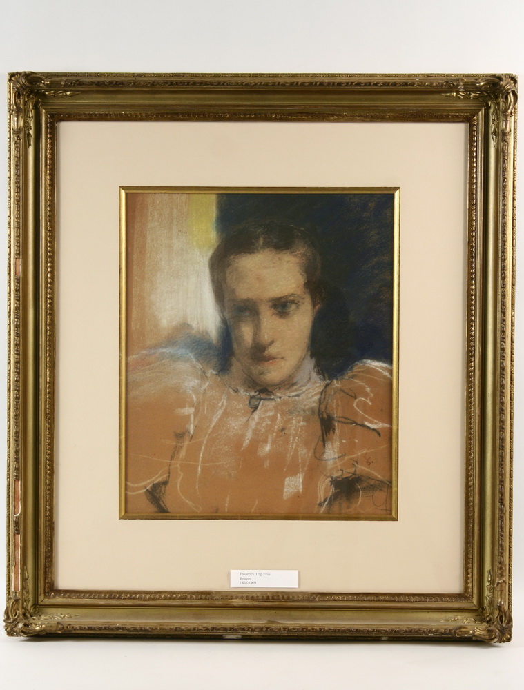 PASTEL- Bust portrait of a young woman