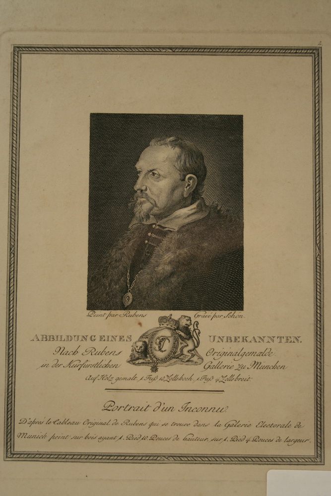 ENGRAVING - Portrait of unknown