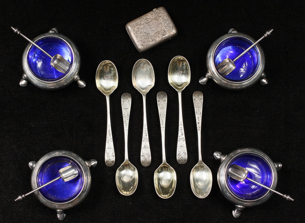 STERLING LOT Including 6 Demitasse 162cf1