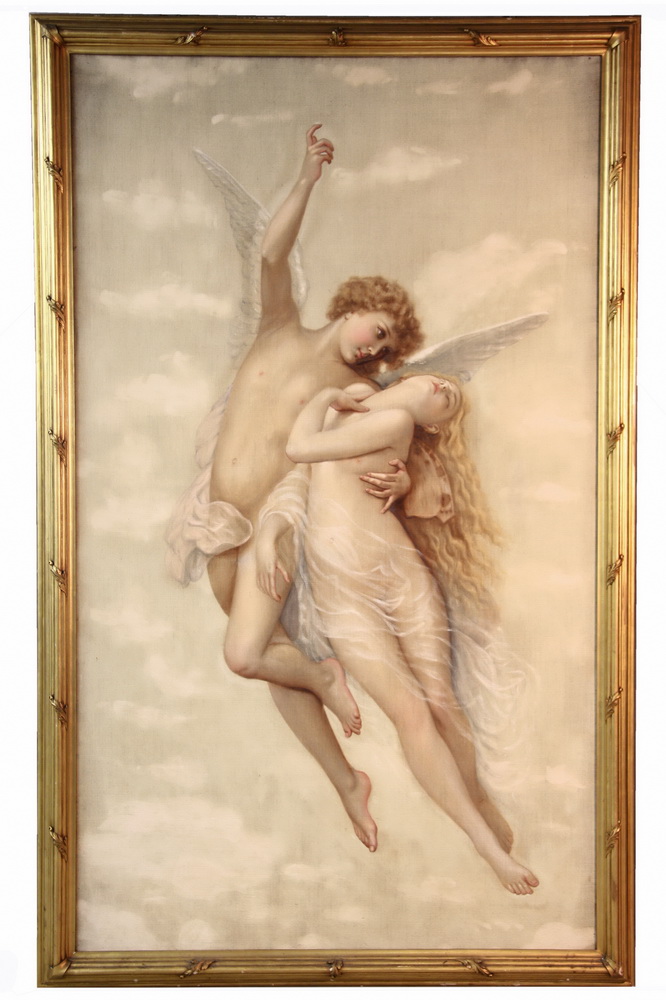 OIL ON SCRIM Cupid Ascending 162cf2