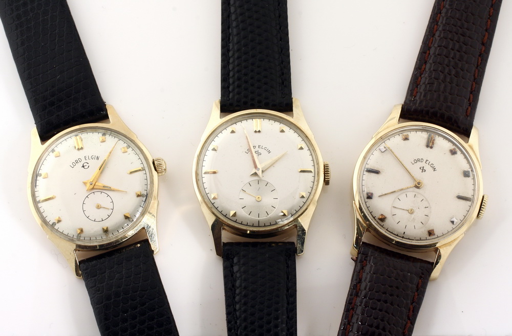 (3) WRISTWATCHES - Lot of (3) 14K