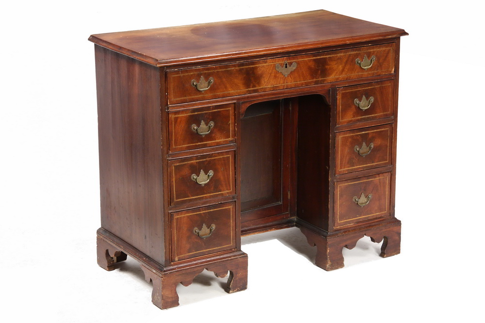 DESK - Custom mahogany Chippendale