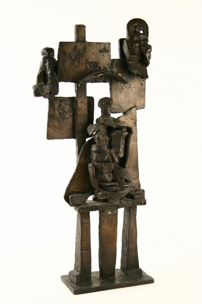 BRONZE SCULPTURE Abstract Figural 162d67