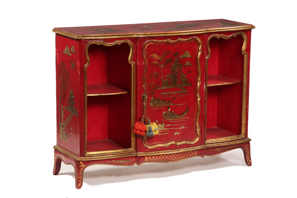 CHINOISERIE SIDEBOARD 1920s Vintage 162d7b