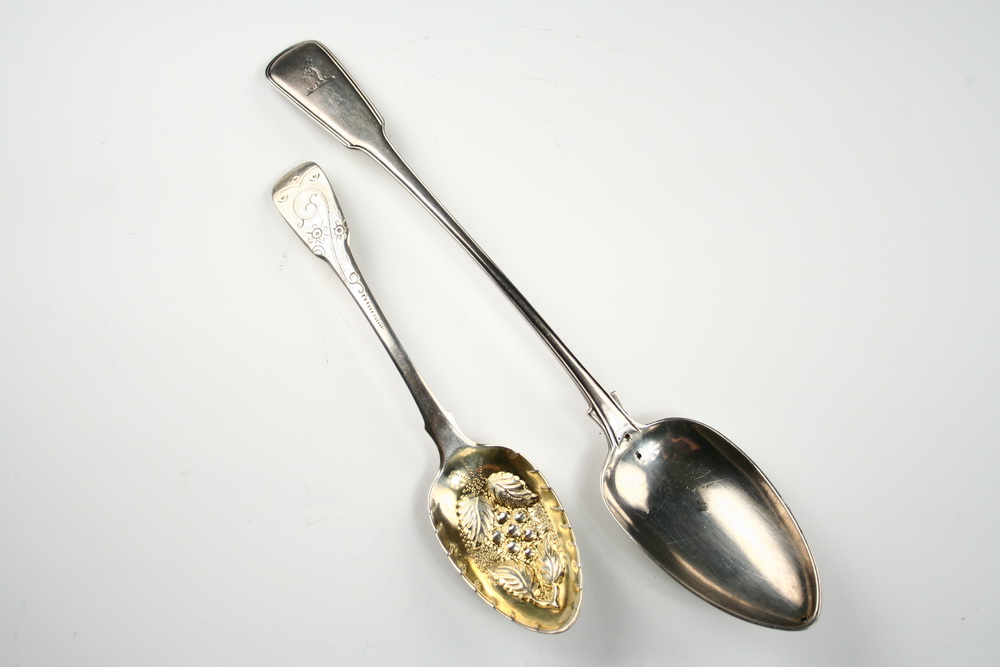 SERVING SPOONS - Two piece lot