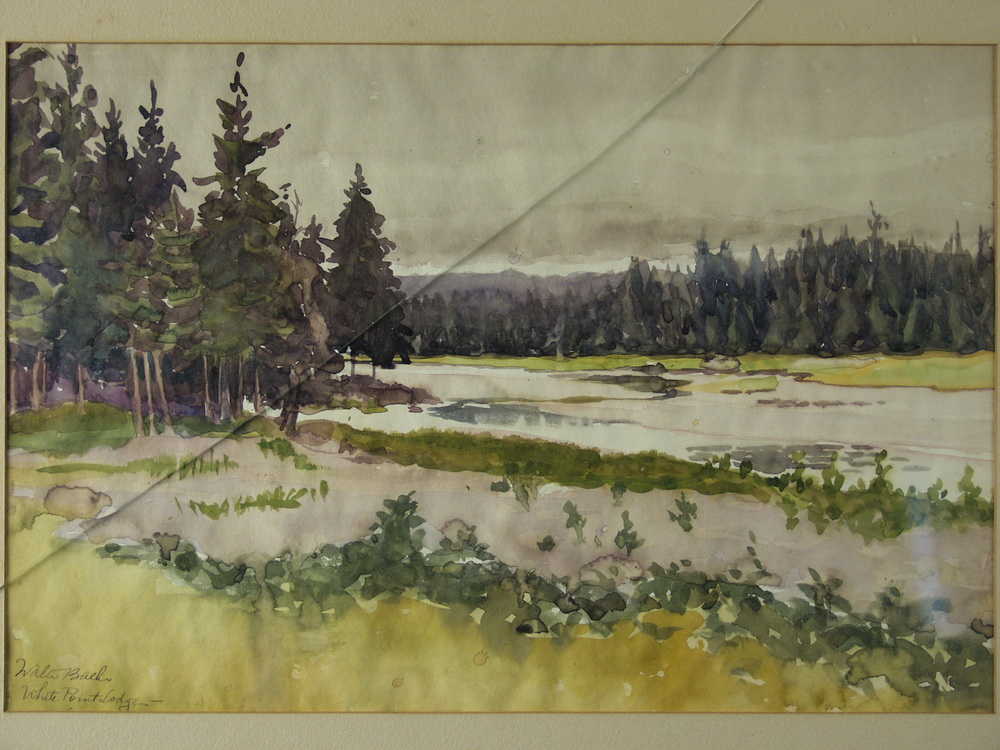 WATERCOLOR - 'White Point Lodge'