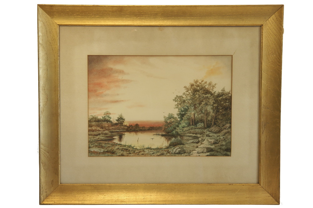 W C Sunset pond by Silas Hicks 162e39