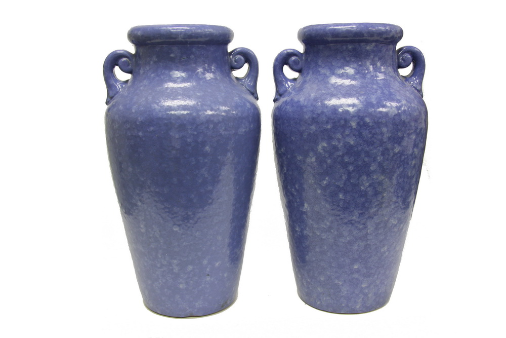 VASES - Pair of Tall Amphora Form Art