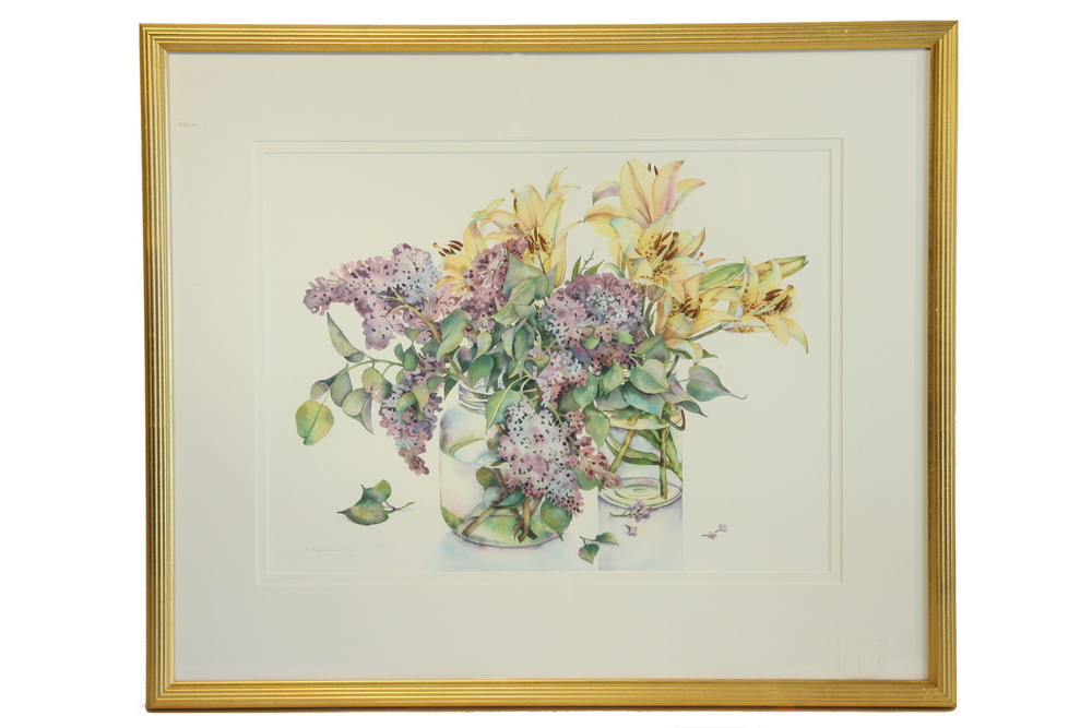 PRINT - Lavender hydrangea and