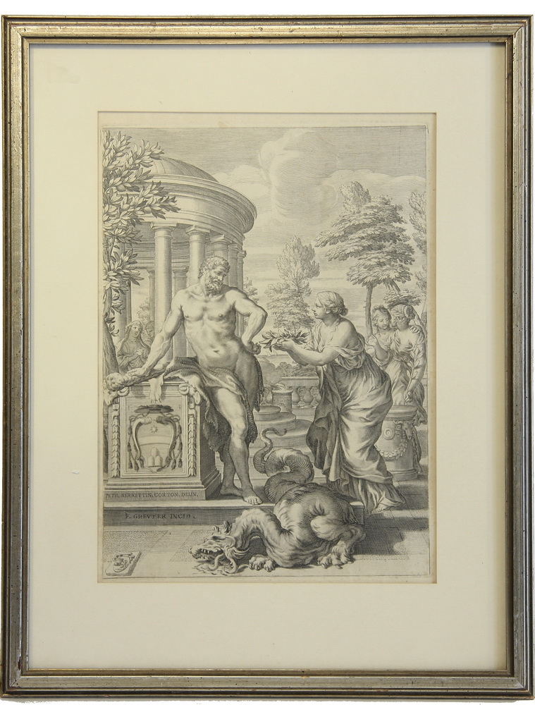 STEEL ENGRAVING - 17th c. Italian