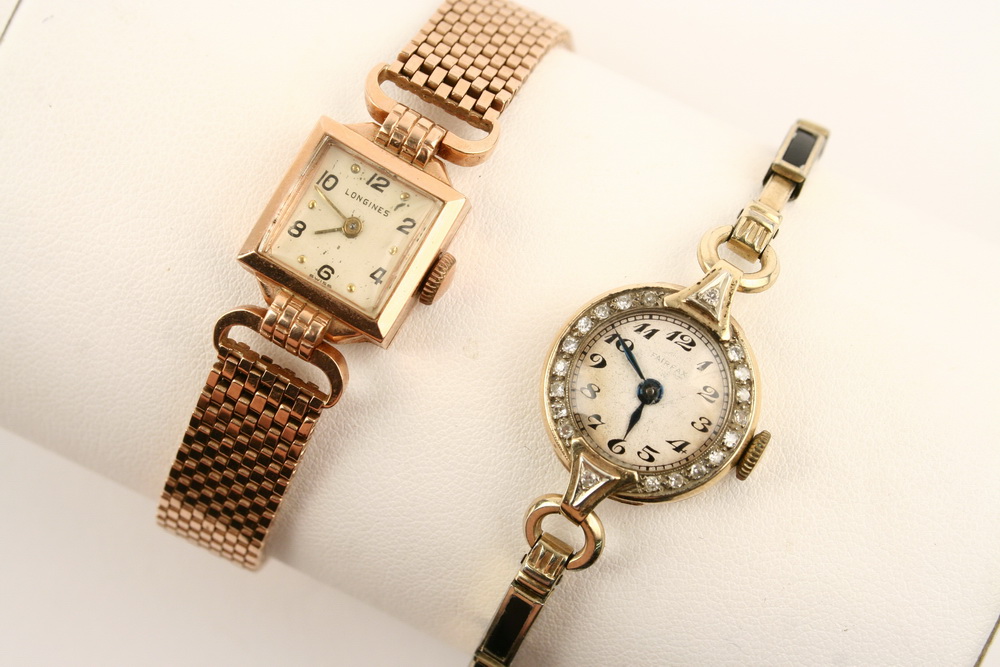 LADY S WRISTWATCHES Lot of two 162ea8