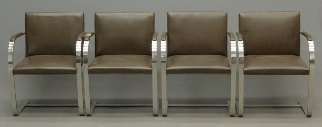 Set of four Mid Century Bruno chairs 162f7b