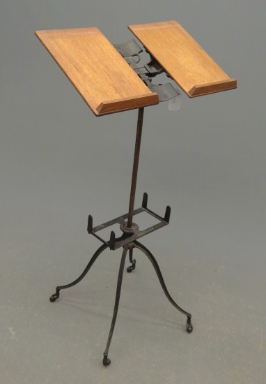 19th c. bookstand marked Chicago. 48