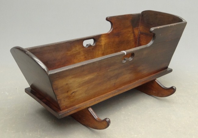 Early style cradle.