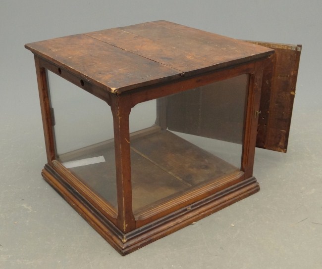 19th c. table top showcase.